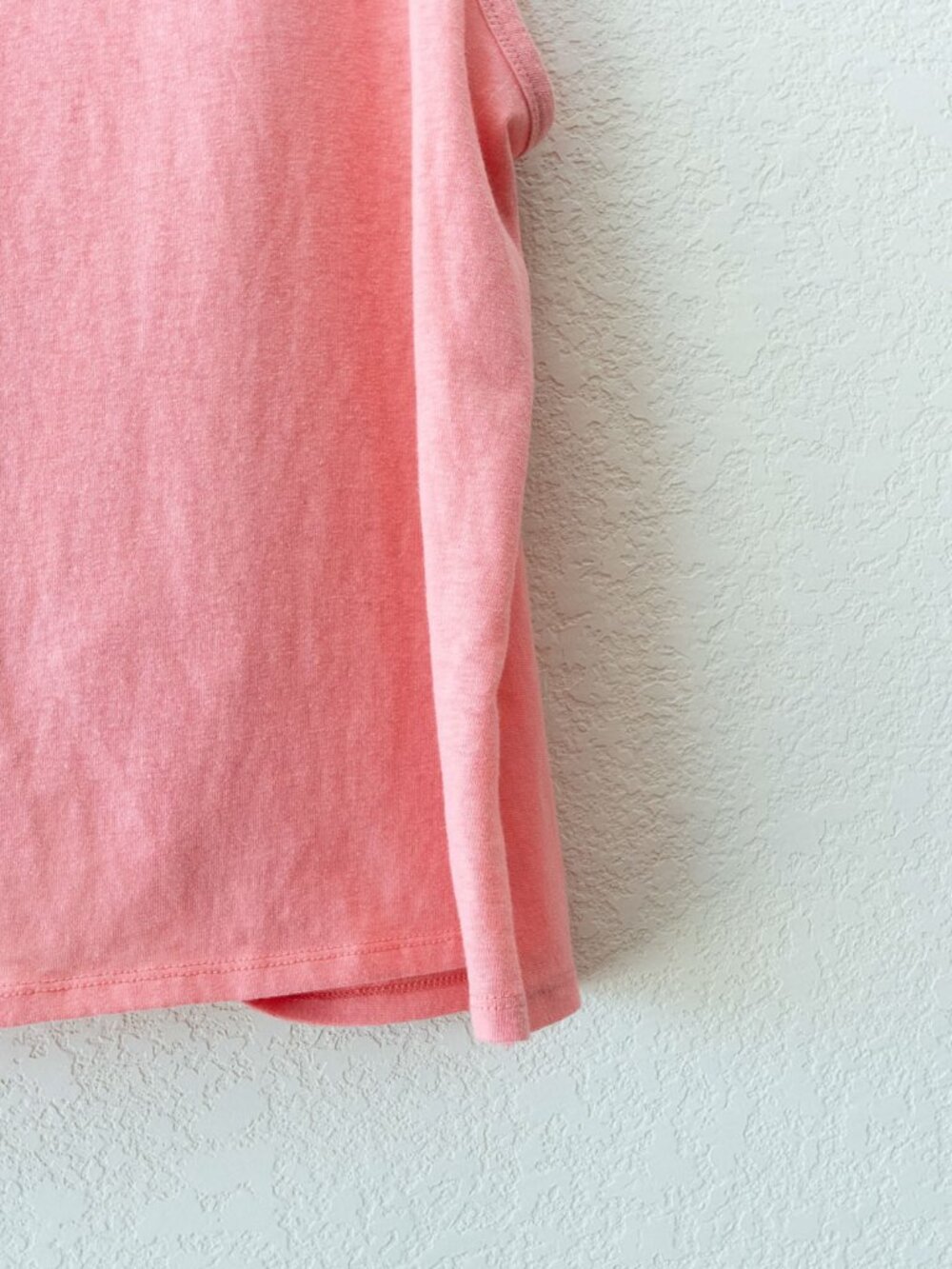 J Crew Womens L Coral Pink Twist Front Tank Top Slub Knit Sleeveless Relaxed - Picture 14 of 14